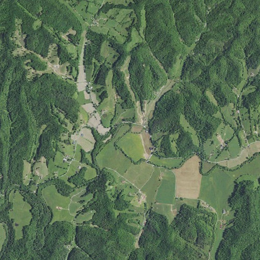 Aerial imagery of Chapel Branch, KY
