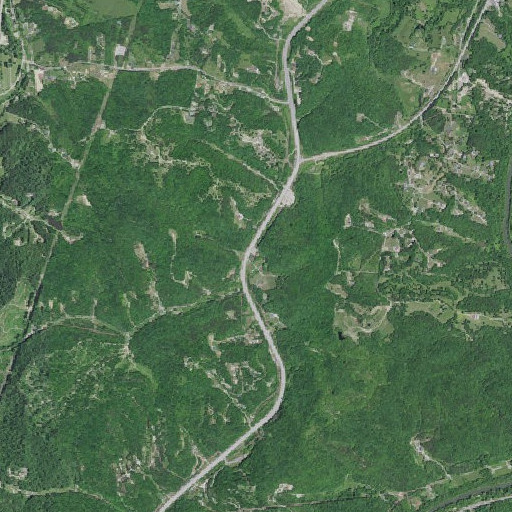 Aerial imagery of Chapman Branch, KY