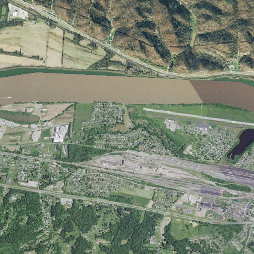 Aerial imagery of Chinns Branch, KY