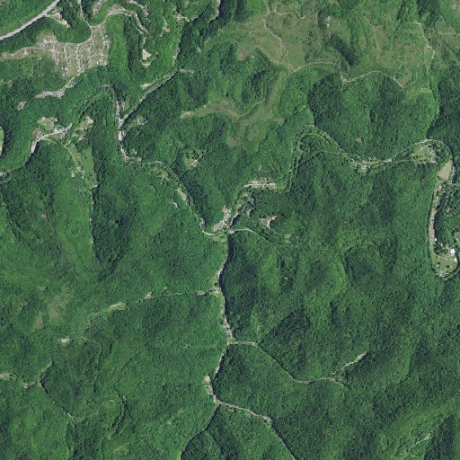 Aerial imagery of Clear Creek, KY