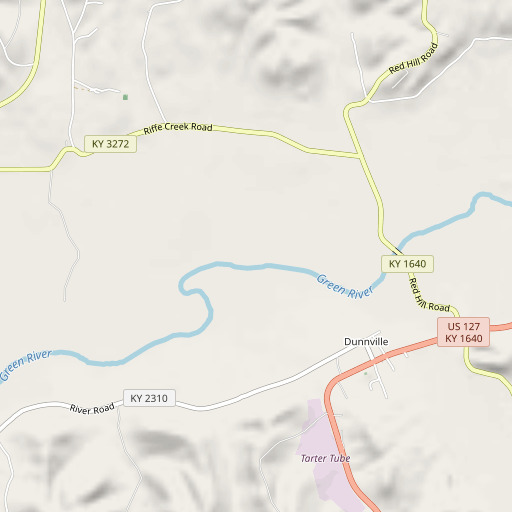 OpenStreetMap map of Dawson Creek, KY