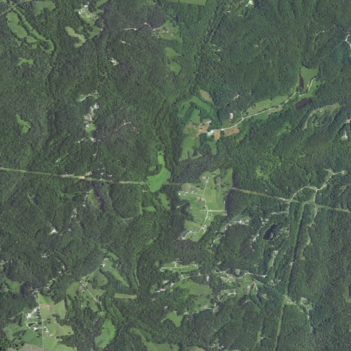 Aerial imagery of Falls Branch, KY
