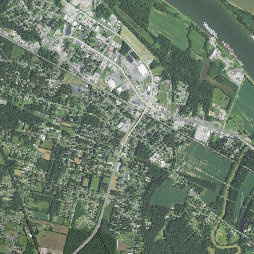 Aerial imagery of Farley School, KY