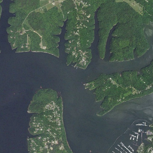 Aerial imagery of Faubush Creek, KY