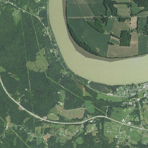 Aerial imagery of Faucett Creek, KY