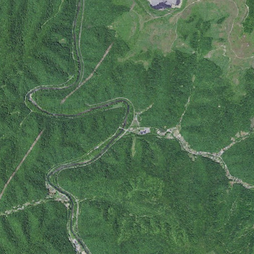 Aerial imagery of Feds Creek, KY