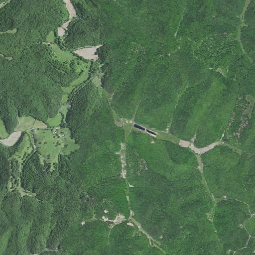 Aerial imagery of Gillium Branch, KY