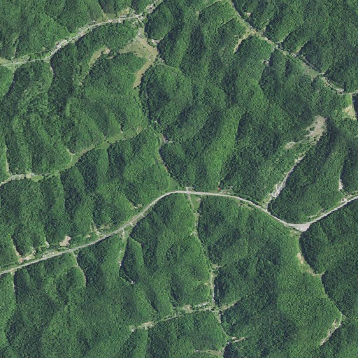 Aerial imagery of Goose Creek, KY