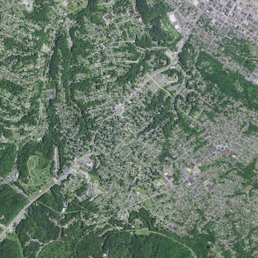 Aerial imagery of Hager School, KY