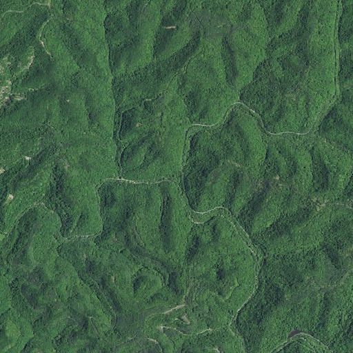 Aerial imagery of Hawes Fork, KY