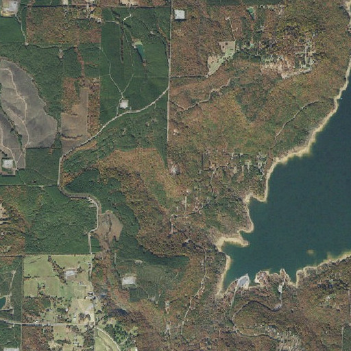 Aerial imagery of Goff Point, AR