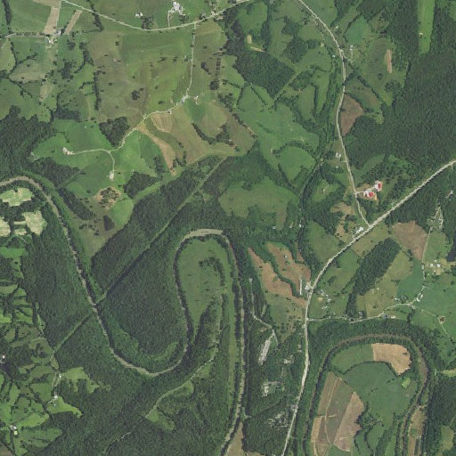 Aerial imagery of Indian Run, KY