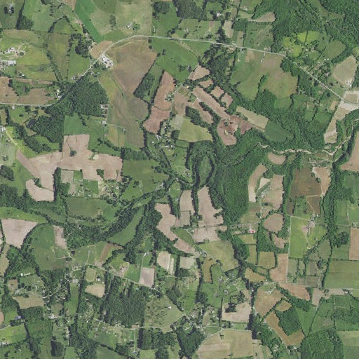 Aerial imagery of Jake Branch, KY