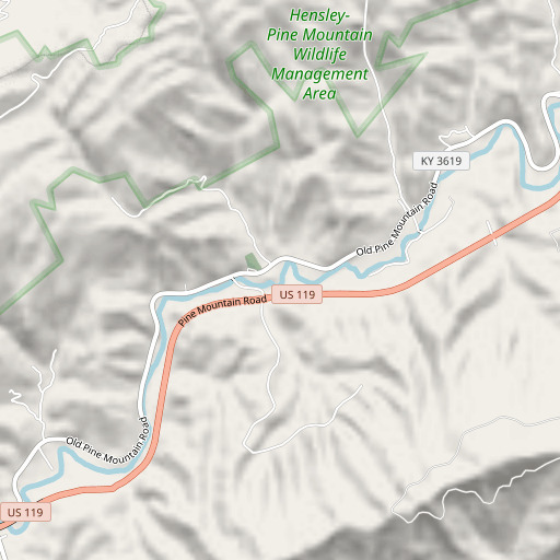 OpenStreetMap map of Jenkins Branch, KY