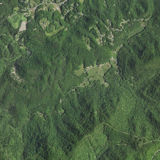 Aerial imagery of Laurel Fork School, KY