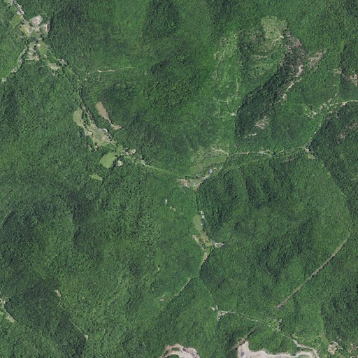 Aerial imagery of Left Fork Moore Creek, KY