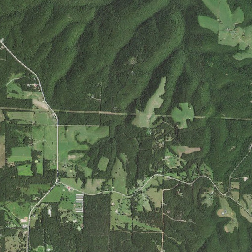 Aerial imagery of Grever Spring, AR