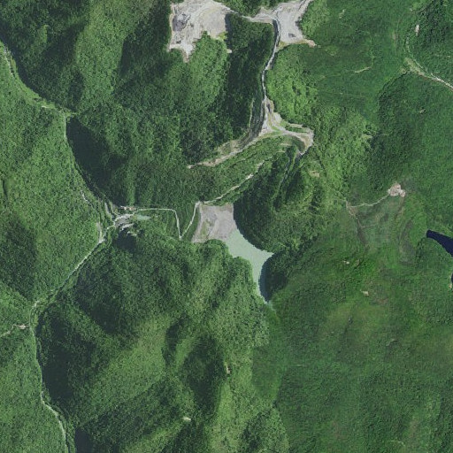 Aerial imagery of Lower Joe Fork, KY