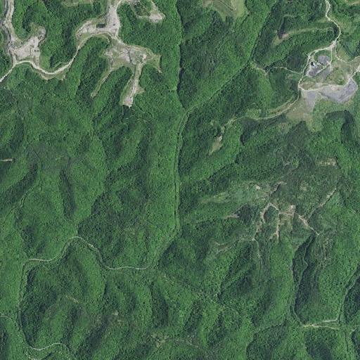 Aerial imagery of Mandy Fork, KY