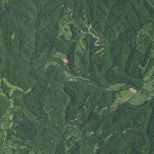 Aerial imagery of Marshall Branch, KY