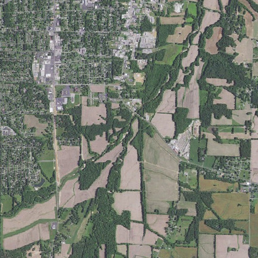 Aerial imagery of Middle Fork Clarks River, KY