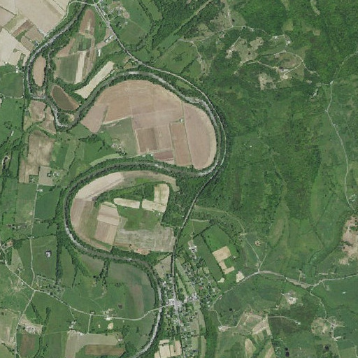 Aerial imagery of Mud Lick Branch, KY