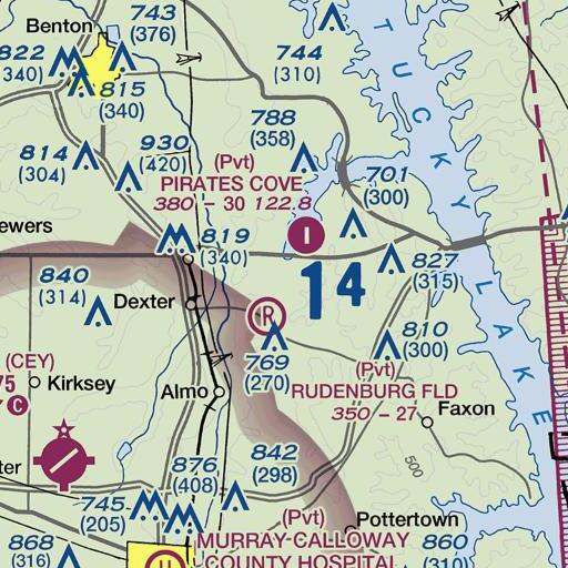 FAA VFR chart of Neale Branch, KY