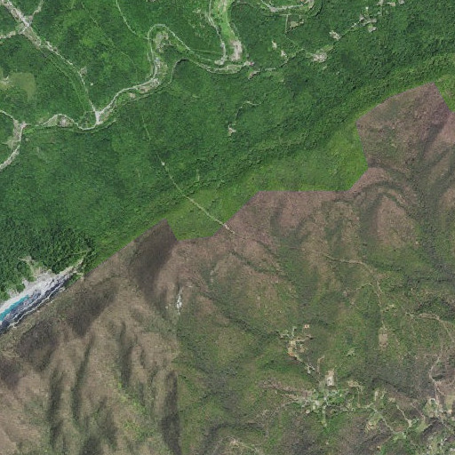 Aerial imagery of Osborn Gap, VA