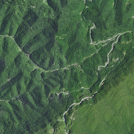 Aerial imagery of Ovenfork Branch, KY