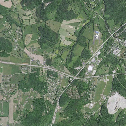 Aerial imagery of Owens Spring, KY