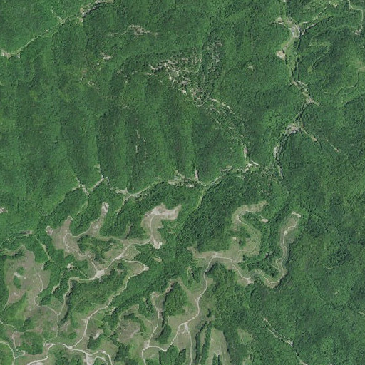 Aerial imagery of Oxstock Branch, KY