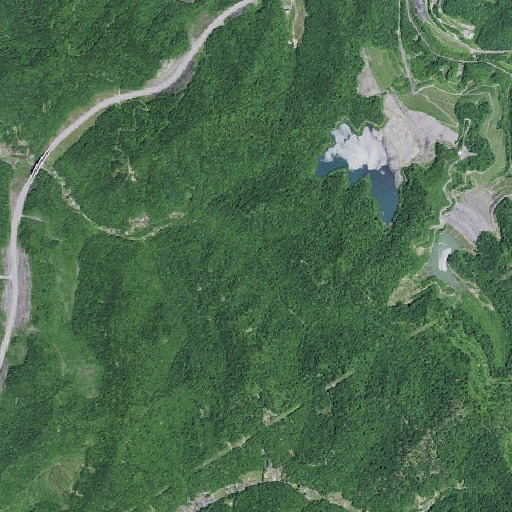 Aerial imagery of Pigpen Fork, KY