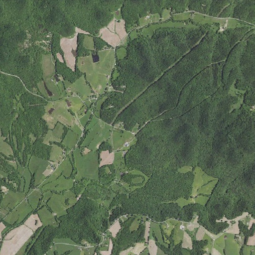 Aerial imagery of Pine Grove School, KY