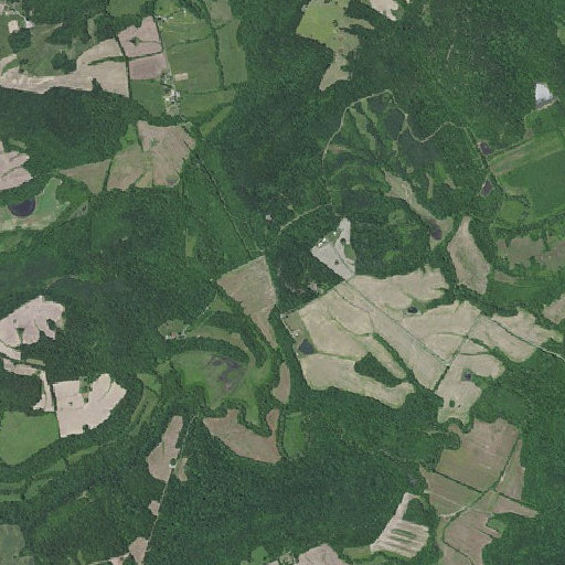 Aerial imagery of Pine Knob Bluff, KY