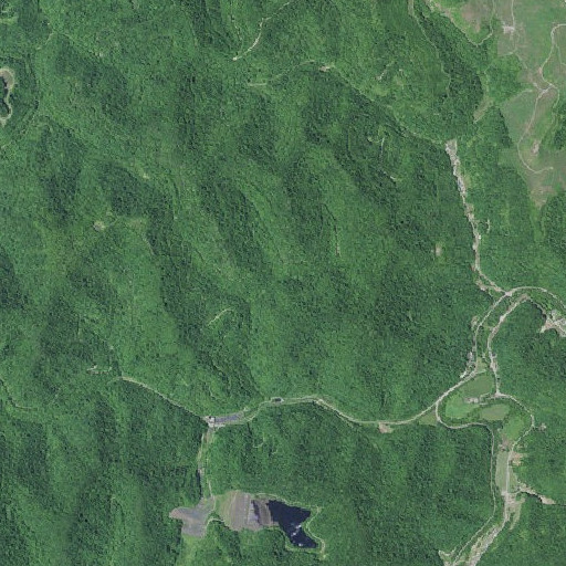 Aerial imagery of Rattlesnake Fork, KY