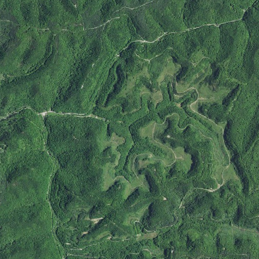 Aerial imagery of Right Fork Little Fork, KY