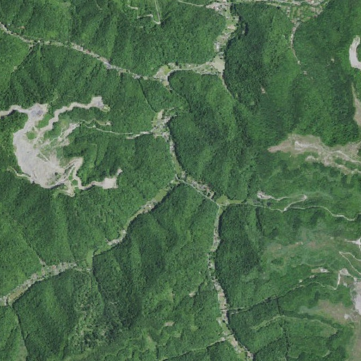 Aerial imagery of Right Fork Long Fork, KY