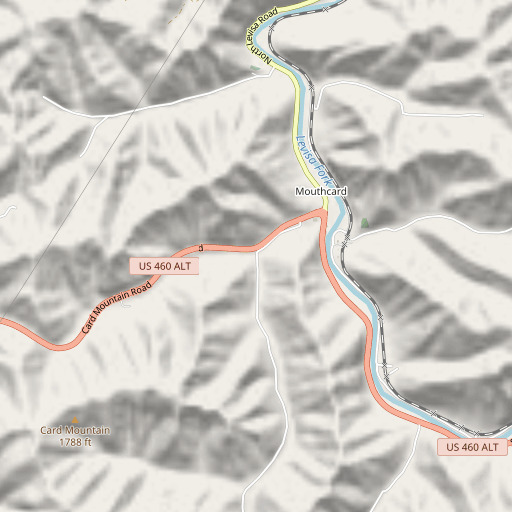 OpenStreetMap map of Road Fork, KY