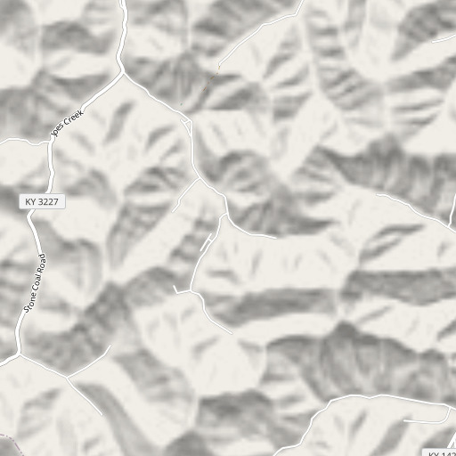 OpenStreetMap map of Road Fork, KY