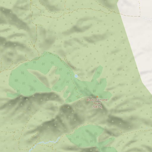 OpenStreetMap map of Gilda Spring, AZ