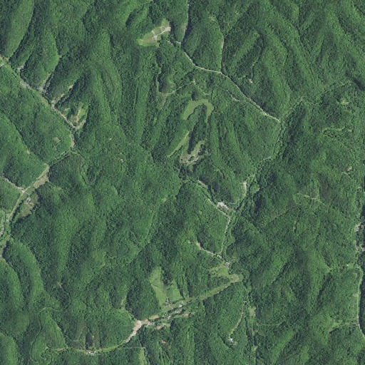 Aerial imagery of Spring Fork, KY