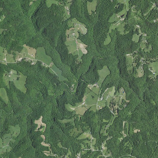 Aerial imagery of Squire Lick, KY