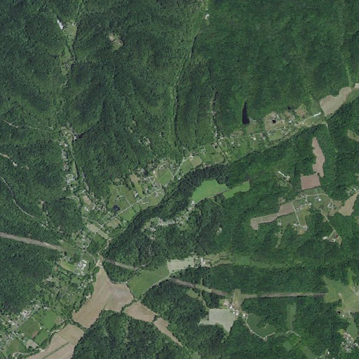 Aerial imagery of Sugartree Run, KY