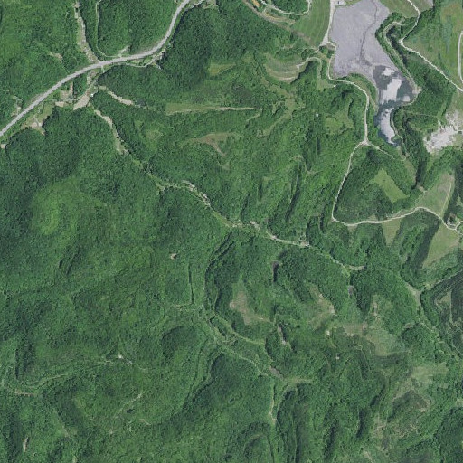 Aerial imagery of Sycamore Creek, KY