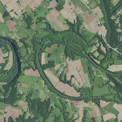 Aerial imagery of Tibbs Bend, KY