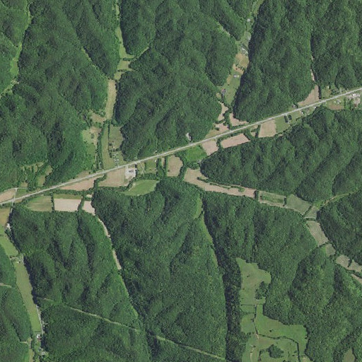 Aerial imagery of Vaughn Creek, KY