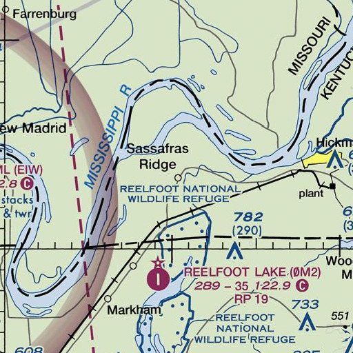 FAA VFR chart of Western School, KY
