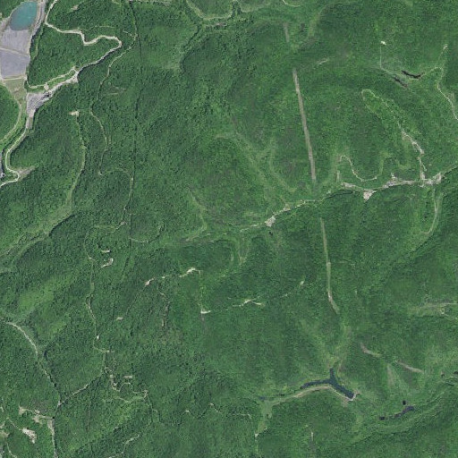 Aerial imagery of White Oak Fork, KY