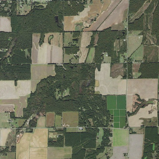 Aerial imagery of Johnson Branch, AR