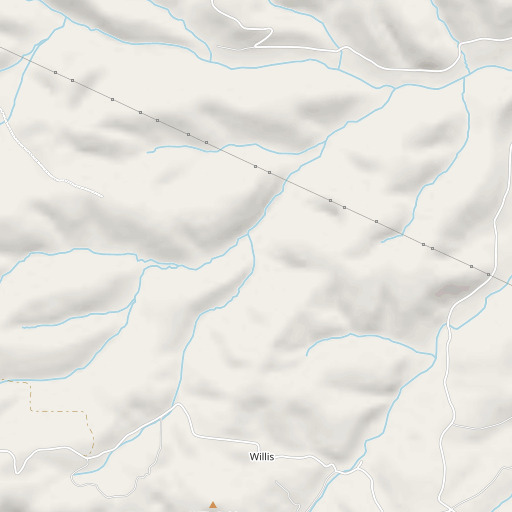 OpenStreetMap map of Jones Hollow, AR